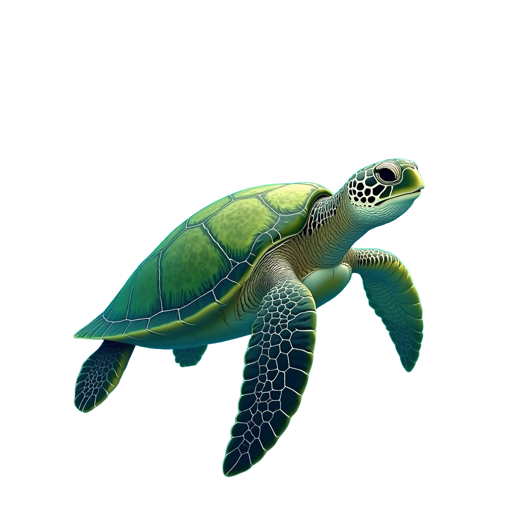 Sea Turtle in Motion